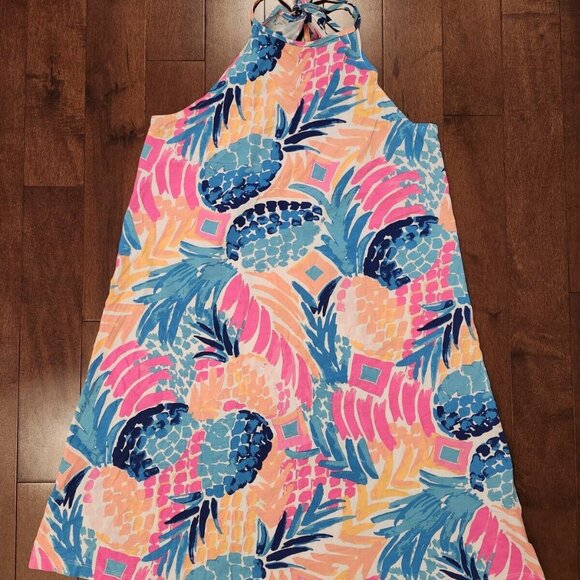 Lily Pulitzer women's pima cotton pineapple dress in size XS - Picture 1 of 7